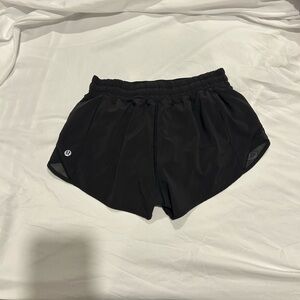 lululemon athletica hotty hot Women's Black Athletic Shorts